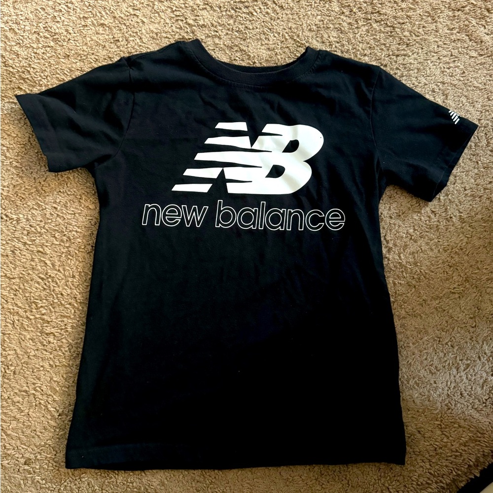 Boys Black Size 12 New Balance Shirt